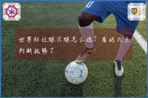 世界杯让球买球怎么选？看这几点判断就够了