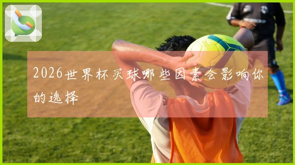 2026世界杯买球哪些因素会影响你的选择